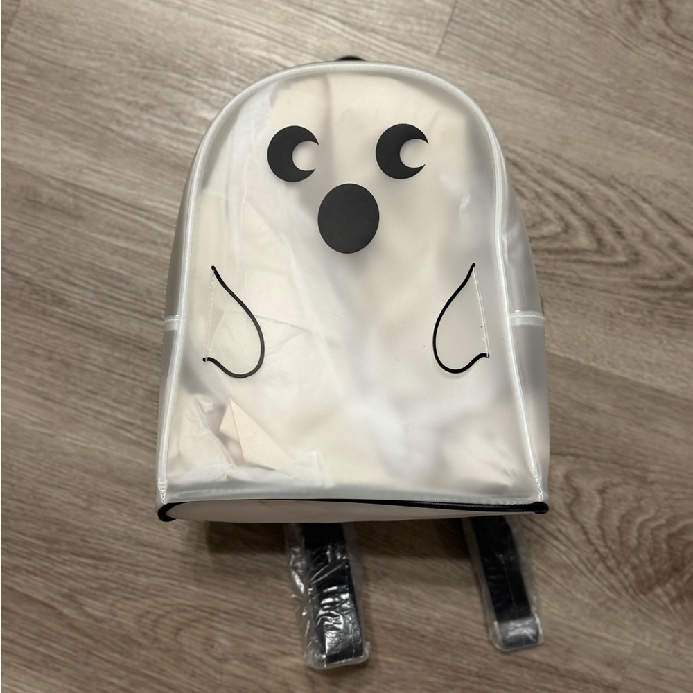 Viral Ghost Transparent Backpack with Zipper by Fine by Me 👻